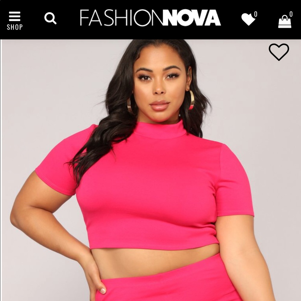 Fashion nova pink set